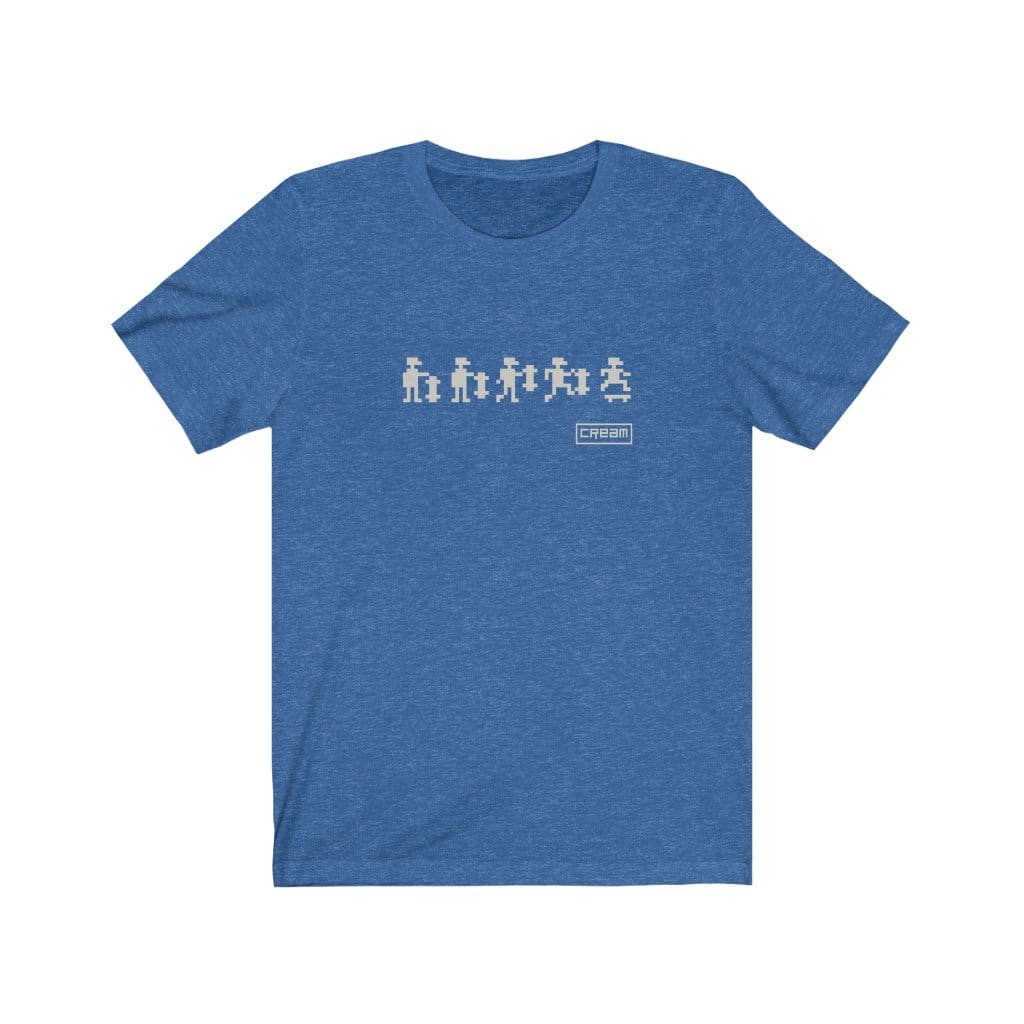 SK8-Bits Tee - Heather True Royal / XS - T-Shirt - 4