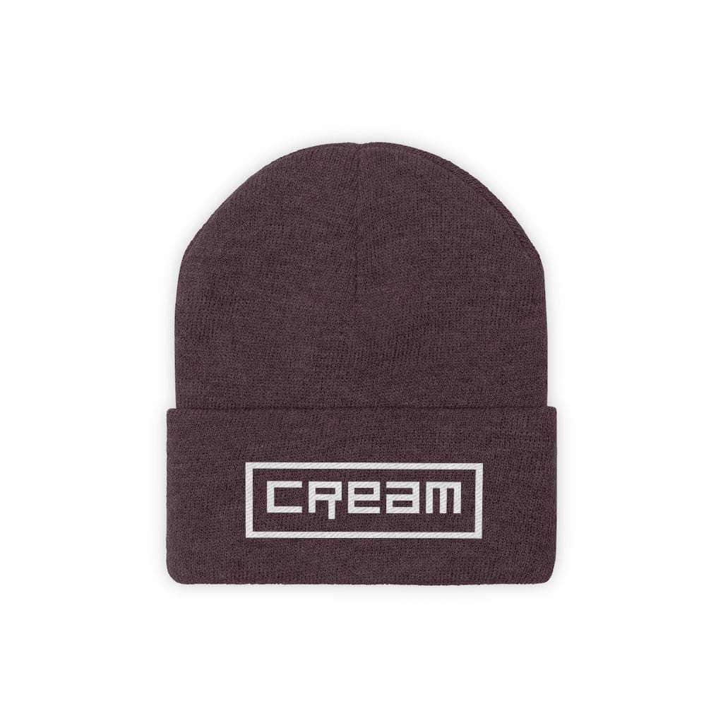 Cream Co Beanie - Maroon / One size - 22