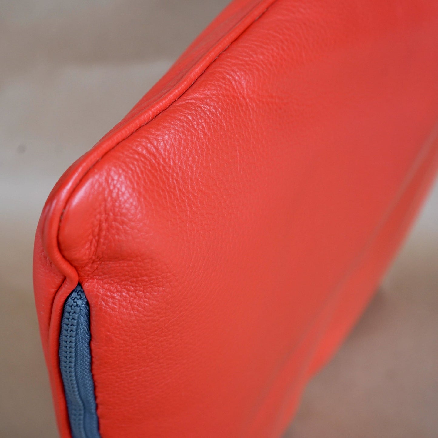 Pillow Red - Leather - 2